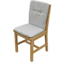 Scaun din lemn cu șezut și spătar tapițate