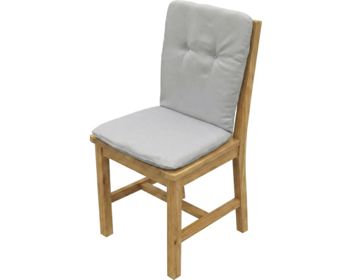 Scaun din lemn cu șezut și spătar tapițate