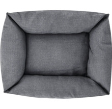 Paturi gri pentru câini cu margine ridicată