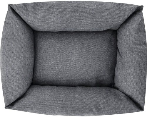 Paturi gri pentru câini cu margine ridicată