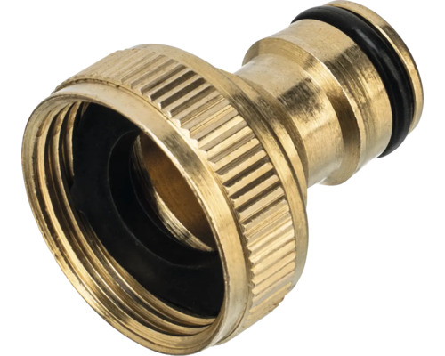Conector de robinet din alamă cu filet interior și cuplaj rapid pentru furtunuri de grădină.