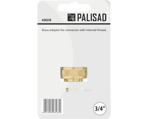 Adaptor din alamă Palisad pentru conector cu filet interior 3/4 inci.