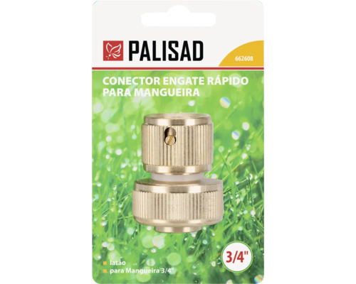 Cuplaj rapid Palisad pentru furtunuri din alamă pentru furtunuri de 3/4 inch.