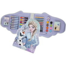 Set de pictură Frozen cu creioane, vopsele și pensule