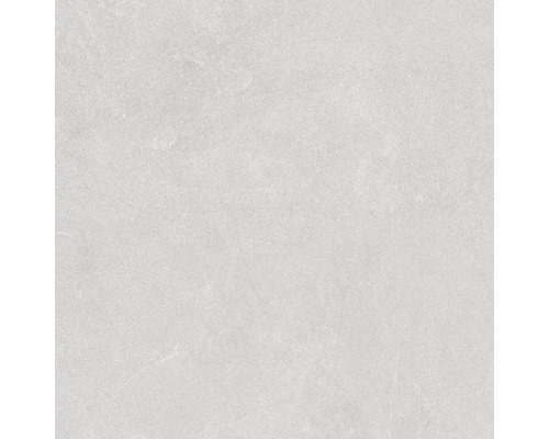 Placă din gresie porțelanată cu aspect de piatră gri deschis și nervuri subtile.