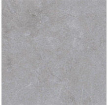 Gresie porțelanată cu aspect de beton, gri, suprafață mată.