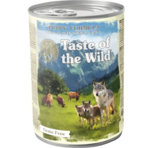 Hrană umedă Taste of the Wild pentru căței, Puppy Formula tocană de vită în sos, fără cereale, conservă