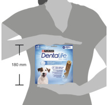 Pachet de recompense dentare Purina Dentalife pentru câini de talie mică, cu șapte bețișoare