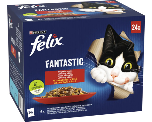 Felix Fantastic hrană pentru pisici la pachet de 24