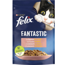 Felix Fantastic hrană pentru pisici cu somon în aspic