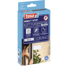 Tesa Insect Stop plasă de țânțari cu velcro pentru ferestre, dimensiune maximă 130 x 130 cm