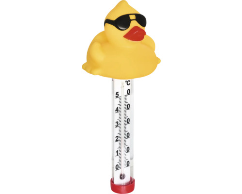 Rață de baie cu termometru pentru măsurarea temperaturii