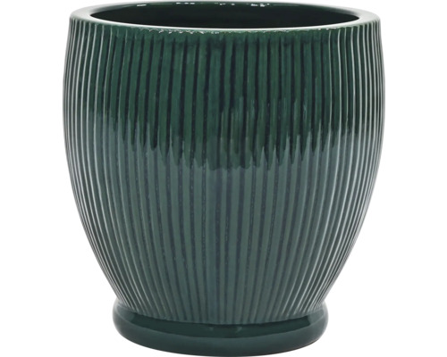 Ghiveci ceramic canelat