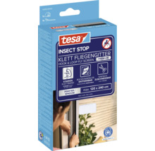Plasă anti-insecte cu scai Tesa Insect Stop cu bandă velcro puternică, detașabilă fără reziduuri și ușor de tăiat, dimensiune maximă 120 x 240 cm