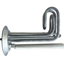 Element de încălzire pentru boiler cu flanșă și anod de protecție din metal.