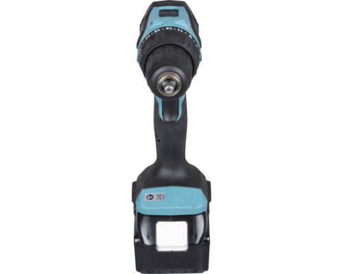 Vedere de sus a unei mașini de găurit și înșurubat cu acumulator