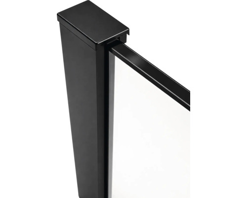 Vizualizare detaliată a unui stâlp de gard cu element de gard