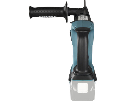 Ciocan rotopercutor Makita văzut de sus cu mâner și mâner lateral.