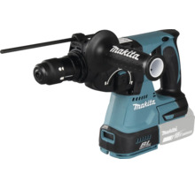 Ciocan rotopercutor cu acumulator Makita 18 Volt cu motor fără perii, mâner lateral și limitator de adâncime.