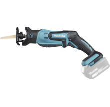 Ferăstrău sabie cu acumulator Makita 18 Volt cu pânză de ferăstrău și acumulator litiu ion. Unealtă compactă pentru prelucrarea lemnului.