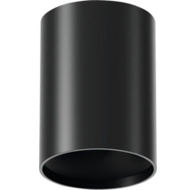 Spot aplicat cilindric pentru tavan în varianta negru mat.