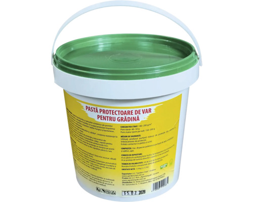 Găleată cu pastă protectoare de var pentru grădină