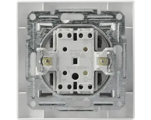 Mecanism întrerupător din metal și plastic, 10AX 250 Volt.