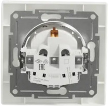 Mecanism priză Schneider Electric cu suport metalic pentru montaj încastrat.