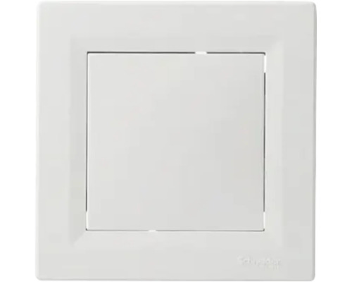 Întrerupător Schneider Electric, alb, pătrat, întrerupător cu basculă.