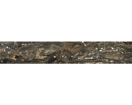 Contratreaptă gresie rectificată Galaxy Black 17x120 cm | HORNBACH