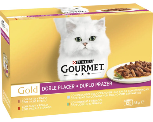 Gourmet Gold hrană pentru pisici porție dublă