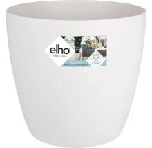 Ghiveci alb din plastic