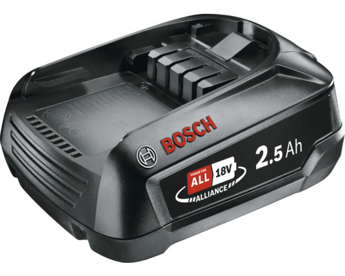 Acumulator Bosch de 18 volți cu 2.5 amperi-oră