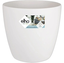 Ghiveci de flori alb din plastic