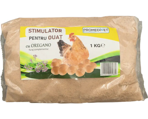 Supliment alimentar pentru păsări, stimulator pentru ouat cu oregano Promedivet, 1 kilogram.