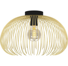 Lumină suspendată din lamele metalice cu bec