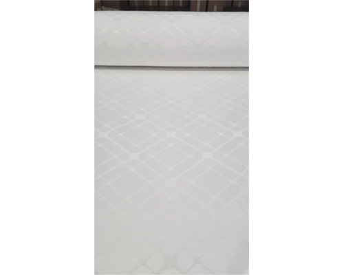 Pardoseală din PVC la metru cu model geometric de romburi și suprafață structurată.