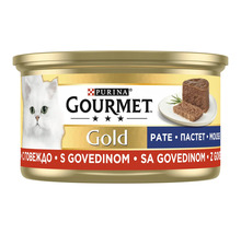 Gourmet Gold hrană pentru pisici cu carne de vită
