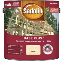Grund și conservant pentru lemn Sadolin Base Plus+ incolor pentru exterior
