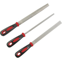 Set de rașpele cu trei forme și mânere diferite