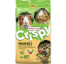 Hrană pentru porcușori de Guineea Versele-Laga Crispy Muesli cu vitamina C și amestec de muesli.