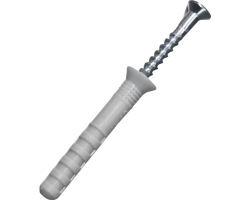 Diblu cu cui cu șurub metalic premontat și cap înecat.