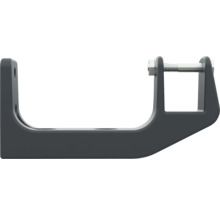 Suport de prindere pentru sticlă din metal cu șurub de fixare pentru montaj.