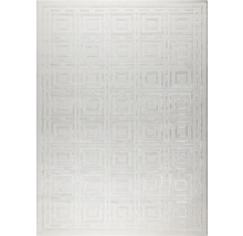 Covor cu model geometric de pătrate imbricate.