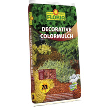 Mulci decorativ colorat Floria, maro, sac de 70 litri pentru amenajarea grădinii și a straturilor.