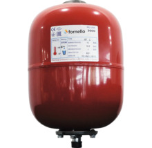 Vas de expansiune cu membrană Fornello roșu pentru sisteme de încălzire cu membrană EPDM.
