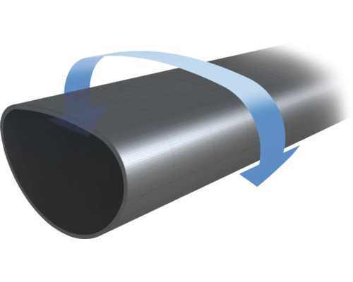 Teavă ovală rotativă