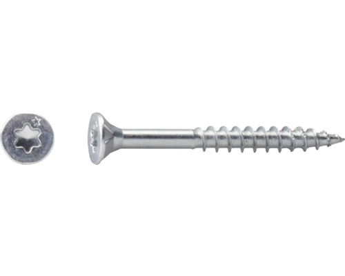 Holșuruburi universale cu cap înecat Torx SWG 4,5x40 mm oțel zincat galben, pachet 500 bucăți pac
