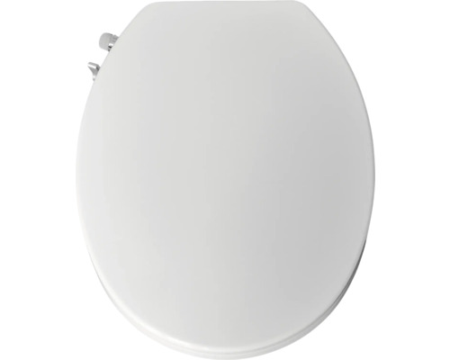 Capac de toaletă alb cu funcție de bideu integrată și butoane de control laterale.