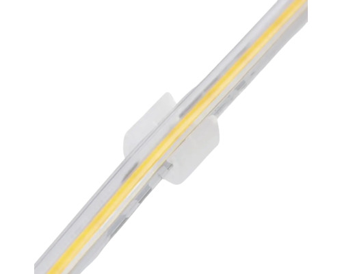 Clemă de fixare pentru bandă LED din plastic alb